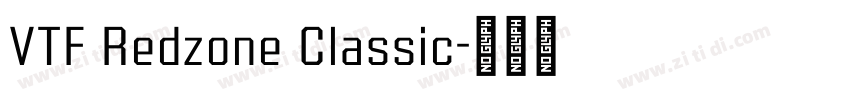 VTF Redzone Classic字体转换 VTF Redzone Classic字体转换
